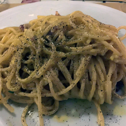 Piatti del menù alla carta della Trattoria da Guido