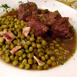 Piatti del menù alla carta della Trattoria da Guido