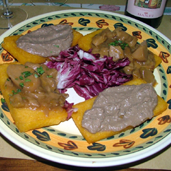 Piatti del menù alla carta della Trattoria da Guido