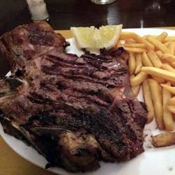 Piatti del menù alla carta della Trattoria da Guido