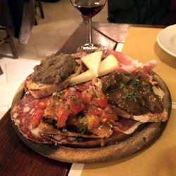 Piatti del menù alla carta della Trattoria da Guido