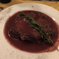 Piatti del menù alla carta della Trattoria da Guido